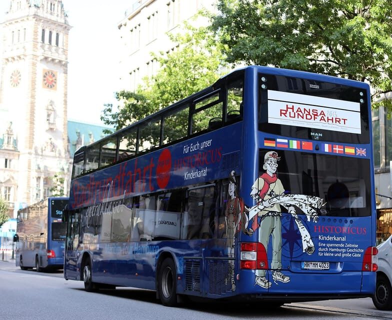 1-Day Hop-on/Hop-off Bus Tour of Hamburg Line D - Double-decker views: Alster, Elbe, and the waterfront story