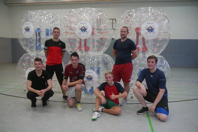 Bubble soccer in the center of Hamburg with beer / champagne - The 1.5-Hour Flow: Learn, Play, Then Break for Beer or Champagne