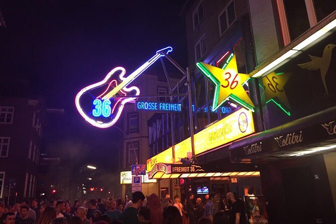 English guided Tour of the "Sinful Mile" Reeperbahn and Red Light District - How the old nightclubs fit the bigger story