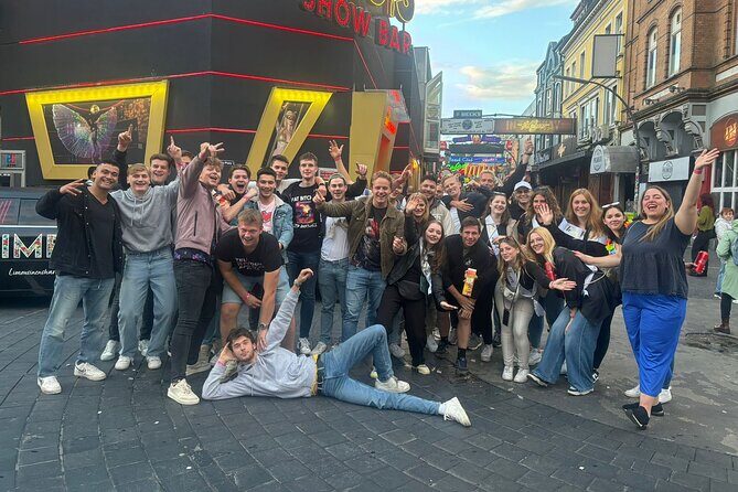 Hamburg PubCrawl: 4 Venues, Welcome Shots + Club Entry - Stop 1 at Beatles-Platz: the part that sets the mood