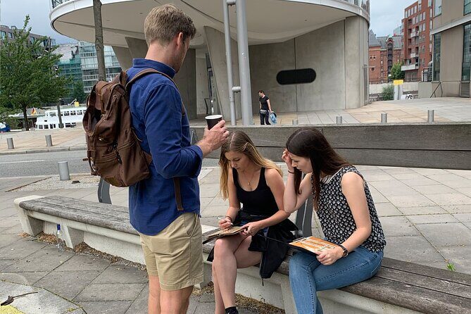 Treasure Hunt through Hamburg's Hafencity - Your guide and the human touch (especially Natalia)